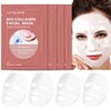 Ueseinl Deep Collagen Lifting Mask Overnight Bio-Collagen Jelly Gel Mask, Hydration Bio Collagen Overnight Hydrogel Face Mask, for Glass Glow Skin, Firming, Moisturizing and Evens Skin Tone, 4PCS
