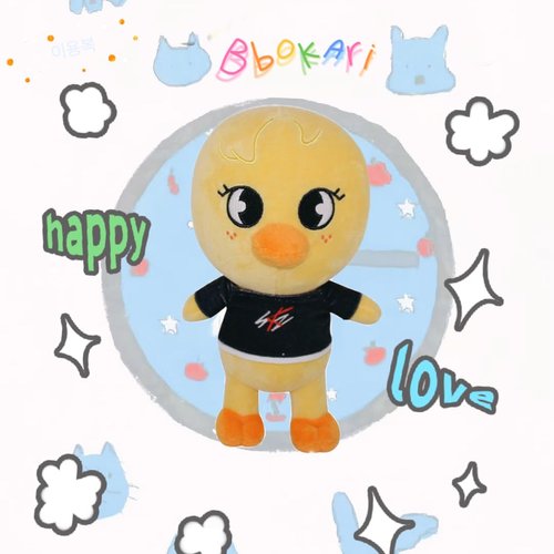 SIkBGCIADLP Stray Kids Skzoo Plush Toys, Creative Soft Stuffed Plush Toys Gift Toys, Suitable for Fans Who Like Skzoo (Chicken)