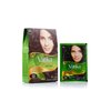 Dabur Vatika Henna Hair Color - Henna Hair Dye, With Beautiful Overtone Conditioner, Zero Ammonia For Natural Strong and Shiny Hair, 100% Grey Coverage, 18 Sachets X 10g (Rich Black, Pack of 3)