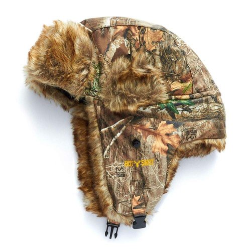 HOT SHOT Men’s Camo Sabre Trapper Hat – Realtree Edge Outdoor Hunting Camouflage Gear