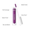 POP Beauty PERMANENT POUT | OMG VIOLET - Long Lasting Liquid Lipstick | Water, Smudge and Kiss-Proof, Velvet Lip Paint, Matte Finish, Full Colour Coverage