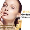 LemonSac Gold Peel Off Mask, 24k Gold Face Mask, 24K Gold Peel Off Mask, Anti-Aging Gold Face Mask for Moisturizing Removes Blackheads (1pcs)