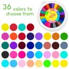 36 Colors Finger Paint Kit,Washable Funny Finger Painting Kit with Book,Art Painting Supplies for Painting DIY Crafts,Early Learning,Travel Activities,Gifts