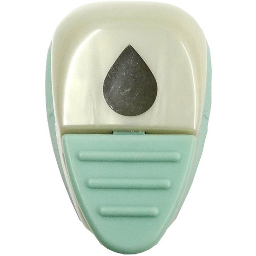 Kuretake Paper Punch KurePunsh Small Light Blue Body, Drop Shape (5002500037)