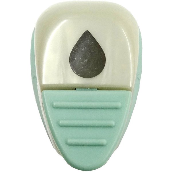 Kuretake Paper Punch KurePunsh Small Light Blue Body, Drop Shape (5002500037)