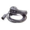 WARN 83665 Hand Held Plug-In Truck Winch Remote Controller with Ergonomic Grip and 12' Connector Cable