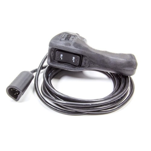 WARN 83665 Hand Held Plug-In Truck Winch Remote Controller with Ergonomic Grip and 12' Connector Cable