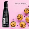 Wicked Sensual Care Aqua Blueberry Muffin 4 oz - Water-Based Lubricant, Propylene Glycol & Glycerin Free, pH Balanced, Compatible with All Toy Materials, Sweetened with Stevia
