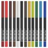 KAIQIKAIXI 12 Kinds Of Color Eyeliner Pen, Eyebrow Pen,Eye Shadow Pencil, Lip Line Pen, Eyelid Pad, Pencil Makeup Set Tool 12PCS (Multicolor)