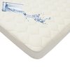 American Baby Company Waterproof Pack N Play Playard Mattress Protector, Quilted Fitted Protector Pad Cover Made with Organic Cotton Top Layer, 39" x 27"