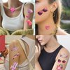 Y 10 Sheet Women Girls Makeup Temporary Tattoo Stickers Festival Carnival Birthday Party Fake Body Tattoos for Beautiful Theme Face Tattoos Body Tattoos