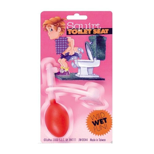 Squirt Toilet Seat Bathroom Prank Toy Joke Trick Funny Gift gag