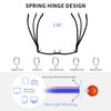 CRGATV 3 Pack Blue Light Blocking Reading Glasses for Men Women Rectangle Computer Readers with Spring Hinge Anti Glare & Eye Strain(3.5 Magnification Strength)