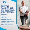 Compressa Wrist Compression Sleeve for Women & Men - Non-Slip Support for Joint Pain, Muscle Recovery, Arthritis, and Injury Relief