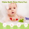 Mold Free Baby Bath Toys for Kids, 6 Pcs Cute Animal Bathtub Toys , Shower Toys Bath Toys for Toddlers Boys Girls…