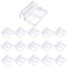 LEEFONE 16 PCS 8mm Acrylic Aquarium Cover Clip, Clear Fish Tank Glass Cover Clip Support Holder Universal Lid Clips for Rimless Aquariums