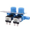 BlueStars UPGRADED 285805 Washer Water Inlet Valve with Mounting Bracket - Fits Whirlpool Kenmore Kitchenaid Washers - Replaces 292197 3349451 3354565 ap3094541 kaws850jq4 lsq8243hq0 7mlsc9545jq2