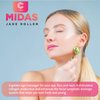 Cytari Chi Jade Rolling Kit 100% Natural Jade Roller | Anti Aging Massage and Lymph Drainage Tool for , Eye, Neck, Body |Wrinkles, and Fine Lines