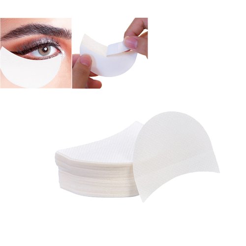 XUFAN 200PCS Eye Shadow Pad Stencil, Quick Make-Up Stencils，Eye Makeup Pads For Eye Makeup, Eyelashes, Eye Shadow, Eyelash Extensions，Lip Makeup（Lower Eye Shadow