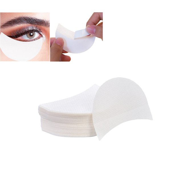 XUFAN 200PCS Eye Shadow Pad Stencil, Quick Make-Up Stencils，Eye Makeup Pads For Eye Makeup, Eyelashes, Eye Shadow, Eyelash Extensions，Lip Makeup（Lower Eye Shadow