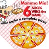 University Games, Pizza Party Dice Game, Dice Game for Kids and Families, Ages 6+ (5 count)