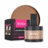 Instantly Hairline Shadow - SEVICH Hairline Powder, Quick Cover Grey Hair Root Concealer, Eyebrows & Beard Line, Hair Root Touch Up for Thinning Grey Hairline, Windproof&Sweatproof, Light Brown