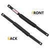 RERPRO Front Door Roll Bar Grab Handles Compatible with 2018-2024 Jeep Wrangler JL 2/4 Door 4XE Gladiator JT Interior Accessories Paracord Grip Handle Keep Airbag Function 2 Pack Black with US Flag