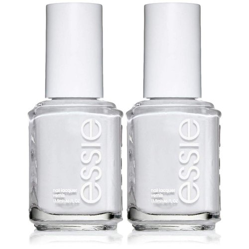 essie nail polish, blanc, white nail polish, 0.46 fl. oz, 2 count