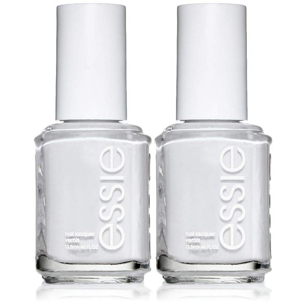 essie nail polish, blanc, white nail polish, 0.46 fl. oz, 2 count