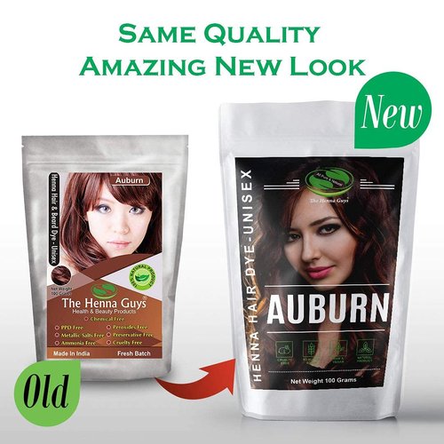 1 Pack Of Dark Brown Henna Hair & Beard Color/Dye 150 Grams - Natural Hair Color, Plant-based Hair Dye - The Henna Guys