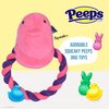 Peeps for Pets Plush Chick Rope Pull Toy for Dogs Squeaker Dog Toy, Pink/Purple | Adorable and Cute Dog Chew Toy | Squeaky Dog Toy to Add to Dog Toy Bin 6 Inch