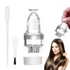 Mnatop Hair Oil Applicator, Scalp Applicator Comb, Scalp Oil Applicator Brush, Scalp Massager for Hair Growth, Ideal for Essential Oils and Serums(Transparent White)
