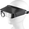 Head Band Magnifier Magnifying Glass Headband Dual Lens Flip Visor Magnification