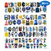 Police Officer Tattoos Temporary Theme Birthday Party Decorations Favors Supplies Decor Cute Tattoo Stickers 8 Sheets 96 PCS Gifts for Kids Girl Boy Classroom Rewards Prizes Carnival Christmas