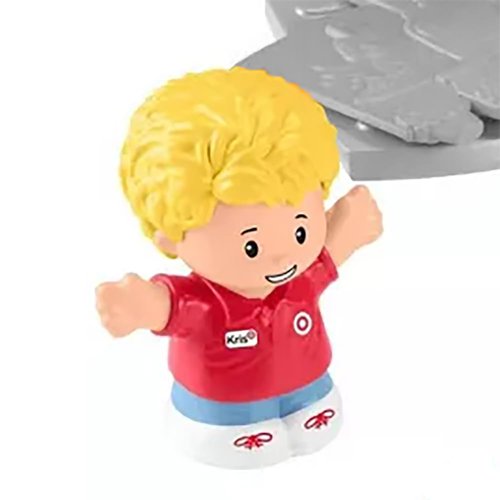 Fisher-Price Replacement Part for Collectible Little People Target Run Dollhouse Playset HXX97 - Replacement Target Employee Kris Figure