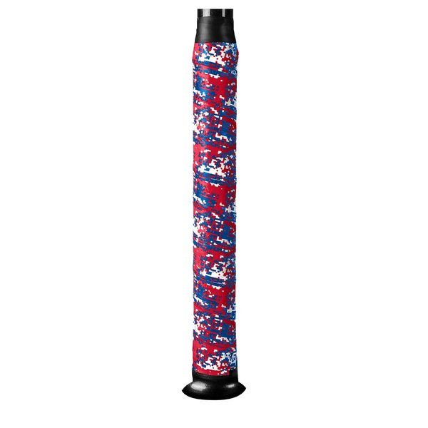 Champro Extreme Tack Bat Grip Tape, Camo Red,White,Blue, One Size (A031CRWB)