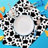 durony 100 Pack Cow Party Napkins Cow Print Animal Cloth Napkin 3-Layers Farm Animal Party Napkins for Cow Print Birthday Tableware Dinner Party Supplies