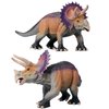 Gemini&Genius Dinosaur World Toys Triceratops Action Figure Realistic Dinos Figurine Storytelling, Birthday Cake Topper, Role Play, Collection for Kid 3-12 Years Old