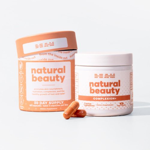 Be Amazing Natural Beauty Supplement | Skin, Nail & Collagen Support, Biotin for Healthy Hair Growth, Immunity, Joint Health | Hydrate | Vitamin C | Vegan, Gluten Free | Complexion, 60 Capsules