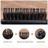 ​Travel Folding Hair Brush, Collapsable Pocket Portable Beard Hairbrush, Mini Boar Bristle Hair Brush for Thin Thick Dry Wet Curly Straight Hair, Women Men Hair Styling Tool (Black)