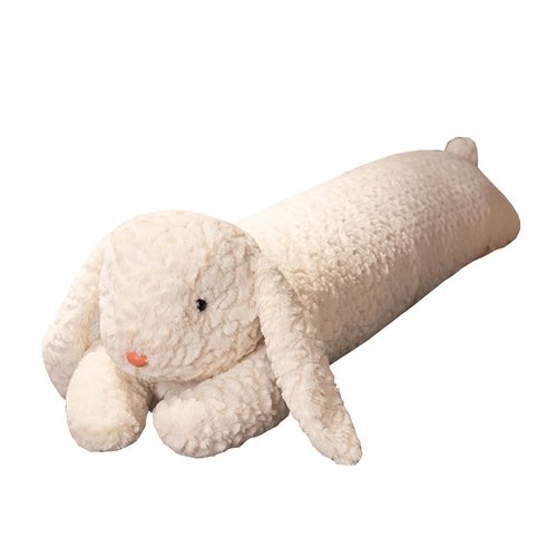 FEEZUSH Rabbit Plush Pillow - Rabbit Stuffed Animal - 35 inch Rabbit Long Plush Pillow - Birthday Christmas Valentine’s Day Gift for Kids Boys Girls (White)