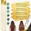 Crystal Shine Goat Milk Hair Oil Treatment Ampules Intensive Repair For Dry, Damaged, Wild Hair (12 Pack) (0.33 fl.oz/each)