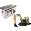 Diecast Masters CAT Caterpillar 309 CR Next Generation Mini Hydraulic Excavator with Work Tools and Operator High Line Series 1/50 Diecast Model 85592
