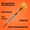 Shot Darts Steel Tip, Zen Dojo (18g / 20g), 80% Tungsten Barrel, Torpedo Shape, Front Balanced, Handcrafted Professional Dart Set and Flights Made in New Zealand, Steel Tip for Bristle Dartboard