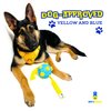 PET’SBARREL Snuffle Ball for Dogs - Interactive Toy for Mental Stimulation and Slow Feeding - Yellow and Blue Dog Toy. Puzzles for Dogs to Keep Them Occupied.