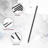 22 Pack Chopsticks for Hair Bun Chinese Hair Sticks, Black Wood Hair Sticks Chopsticks, Pencil Long Hairpins Hair Clips for Hairstyles Decorative Accessories for Women Girls