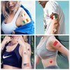 Mexico Flag Tattoos, 30 Sheets Mexico Flag Temporary Face Tattoos Stickers, 90 Pcs Waterproof Sweat National Flag Removable Fake Tattoos