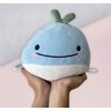 Snuggaboos Wally The Whale: 8 Inch Blue Squishy Plush Pillow Original, Adorable & Super Soft Stuffed Toy for Kids and Adults