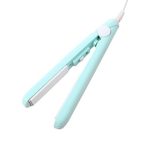 Purple 2024 New Mini Hair Curler, Ceramic Mini Hair Curler for Short Hair Fine Hair, 2 in 1 Mini Ceramic Curler and Hair Straightener, Mini Curling Iron 1/2 Inch Barrel Short Hair,Small Curling Iron
