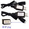 Blomiky 2 Pack 7.4V 1A USB Charger Cable with XH-3P Plug for 7.4V 2S Lipo Battery with XH-3P Connector 7.4V 1A USB XH-3P 2
